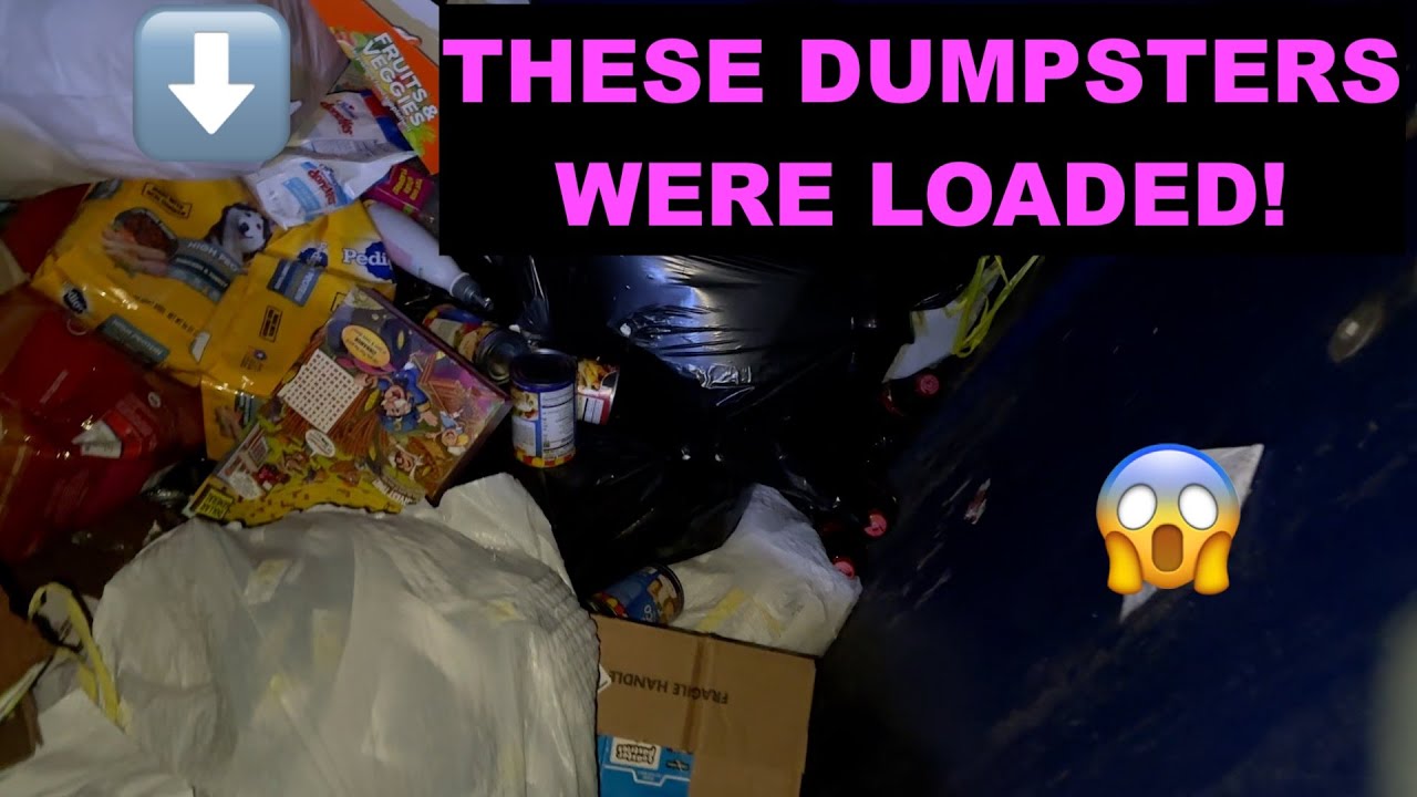 DUMPSTER DIVIN// IT'S CRAZY HOW THE DUMPSTER GODS R ALWAYS HELPIN ME OUT! THIS DIVE WAS EPIC!