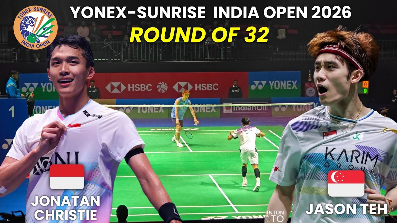 INTENSE MATCH!!! Jonatan Christie vs Jia Heng Jason Teh | India Open 2026