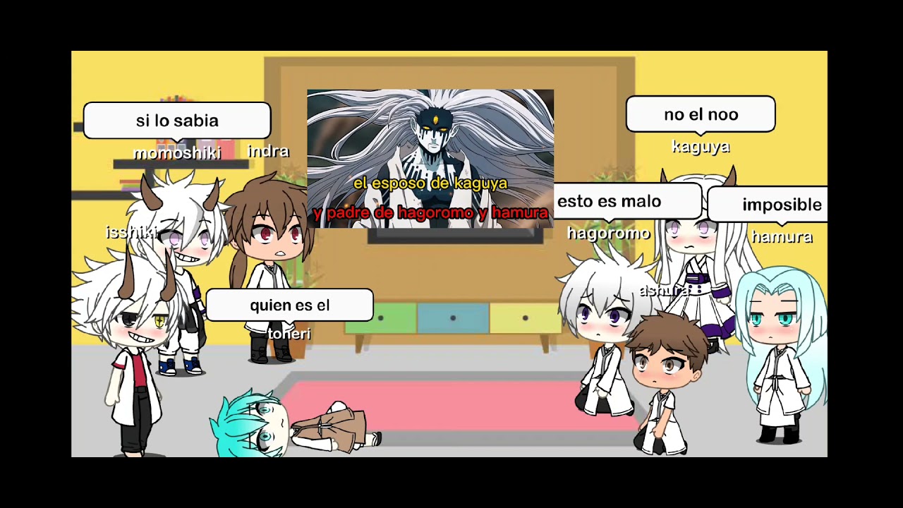 otsutsukis reaccionan a naruto as madara x kaguya (leer descripción)