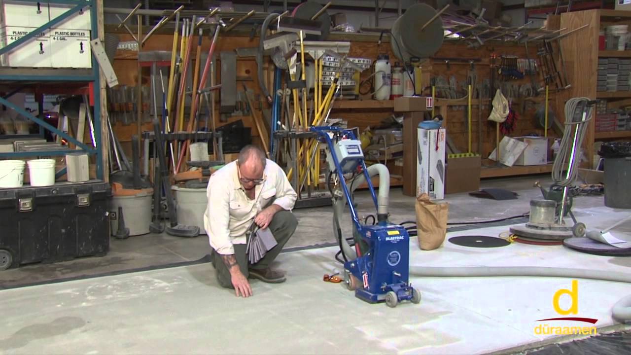 Concrete Surface Preparation Using A Shot Blasting Machine