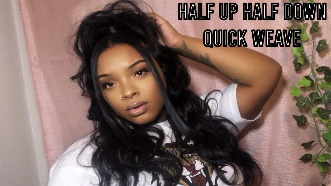 HALF UP HALF DOWN | WITH TWO BANGS IN FRONT | GAWGESS