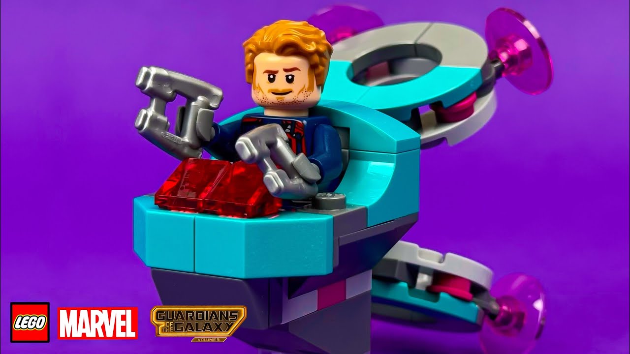STAR-LORD: Complete Build! | LEGO Marvel (Stop Motion Time-lapse)
