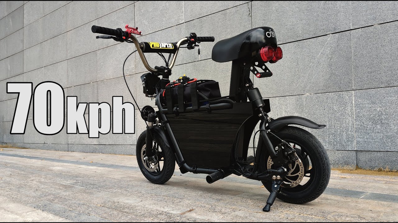 How I Built my Fastest Electric Scooter! 4200w below Motor Rated Power! | 72v Project | Fiido Q1s