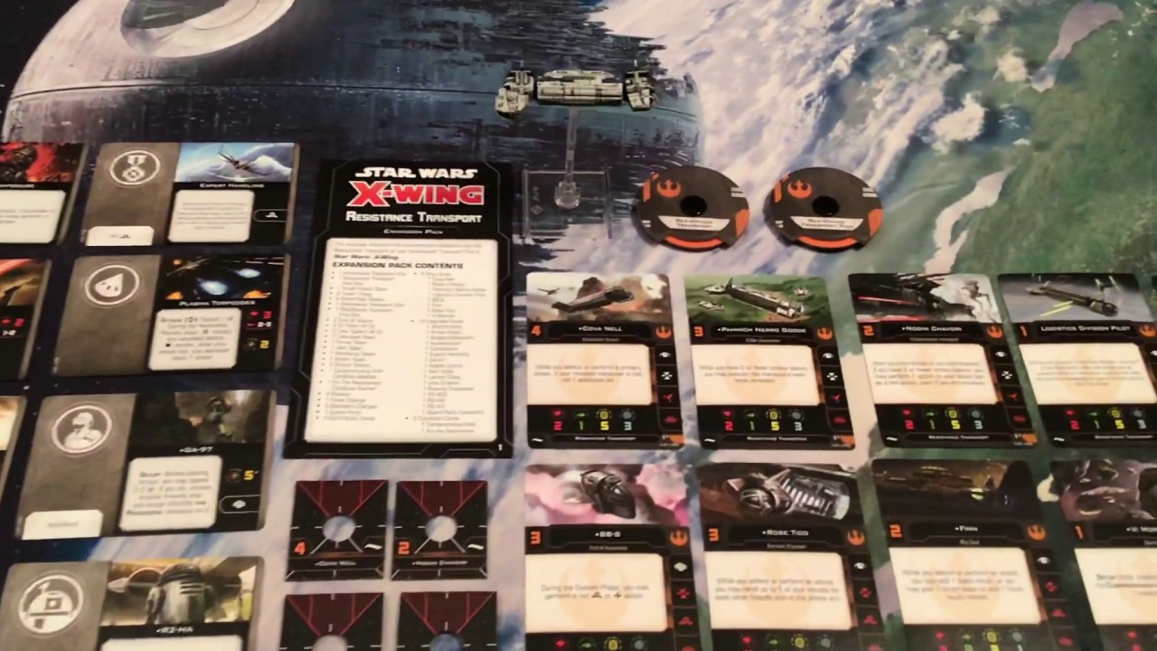 Star Wars X-wing Miniatures Game Part 99 (Resistance Transport Expansion Pack)