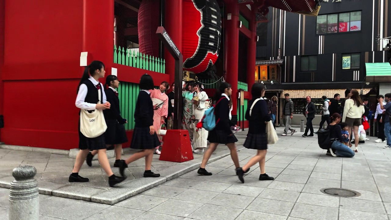 To Asakusa's Sensoji Temple 🏯 | Torikoe Shrine | Oct 14 2025 | No Talking Urban Ambience