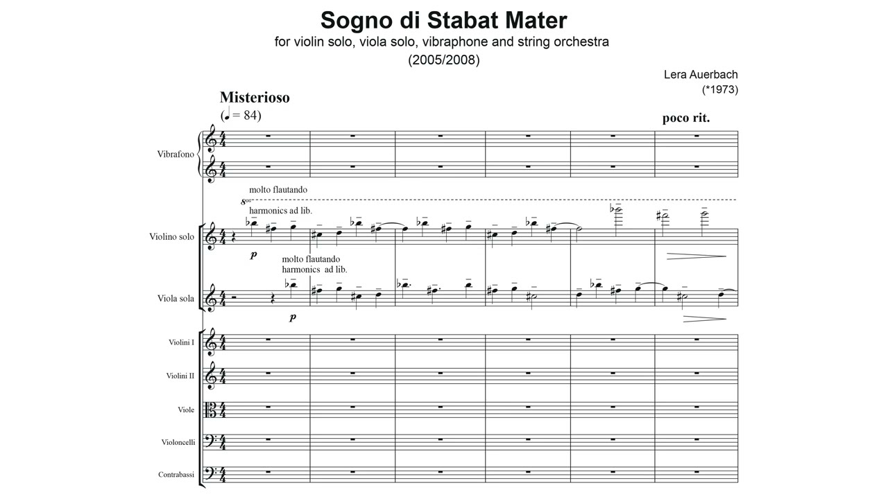 Лера Ауэрбах - Stabat Mater Dream (видеофрагмент саундтрека)
