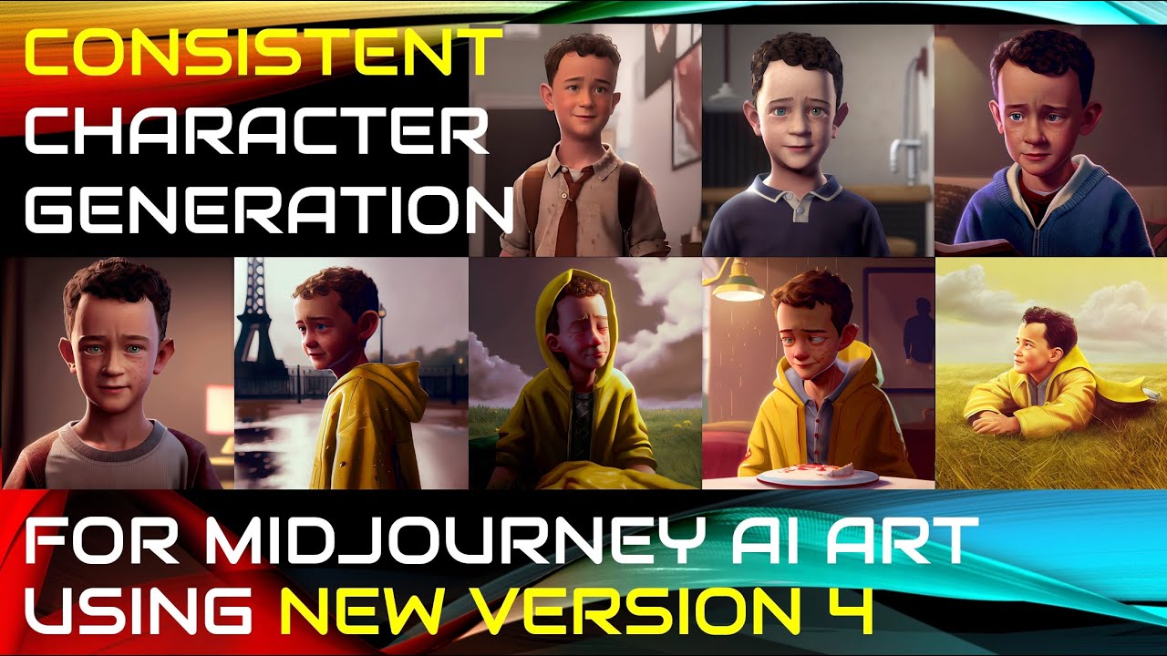 MidJourney V4 - Breakthrough! Learn Consistent Character Generation for AI Art