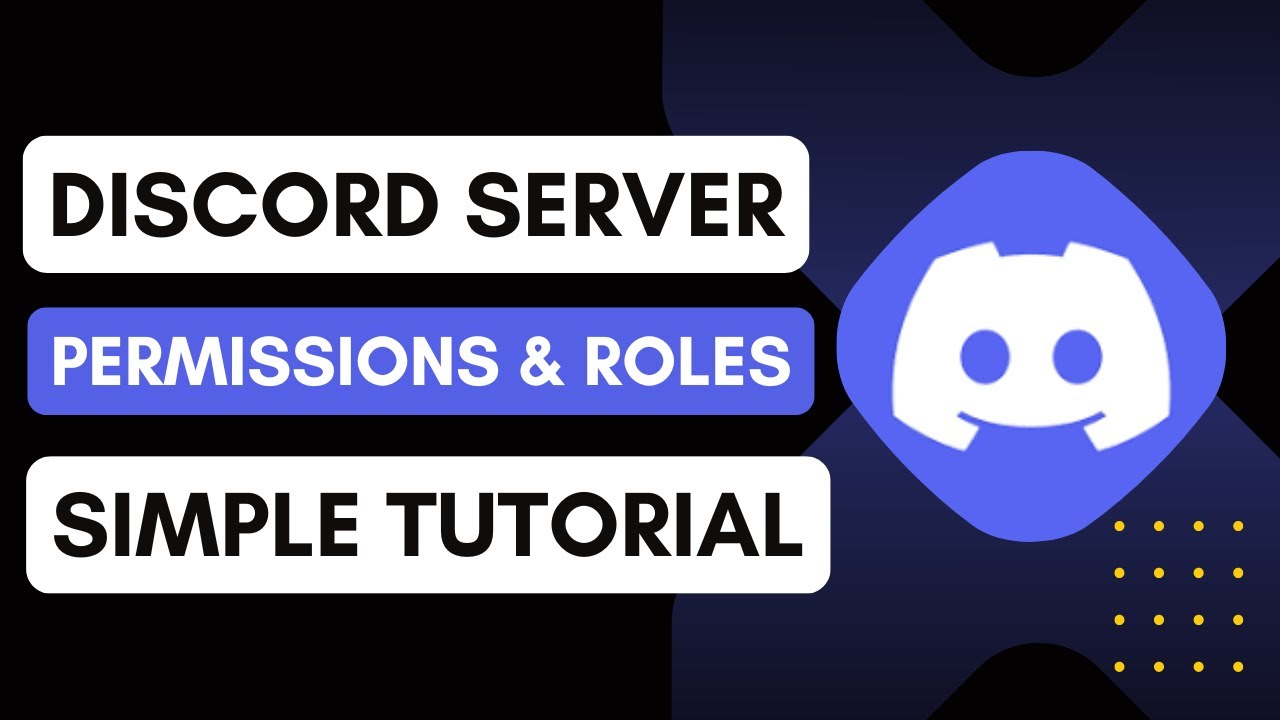 Discord Server Permissions and Roles Tutorial | Member, Moderator, Admin Role Setup Guide