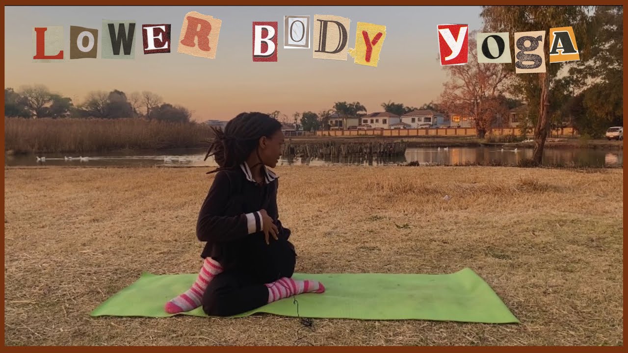 lower body yoga stretch ✿