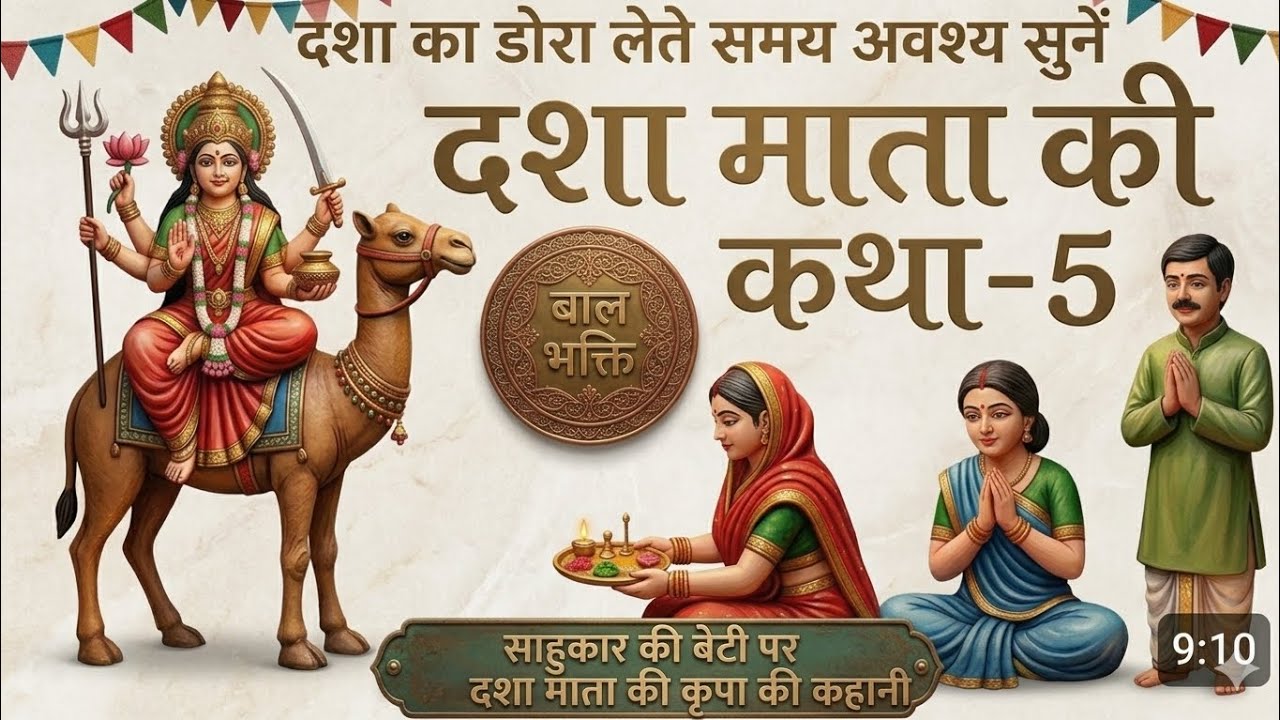 दशा माता कथा 5 | लक्ष्मी और कुलक्ष्मी की कथा | दशा माता की सच्ची कथा