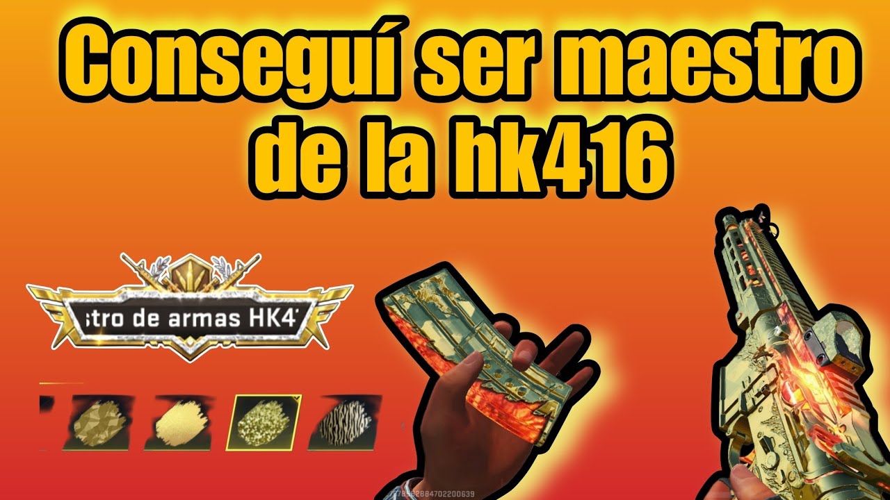 Maestro de la nueva HK416