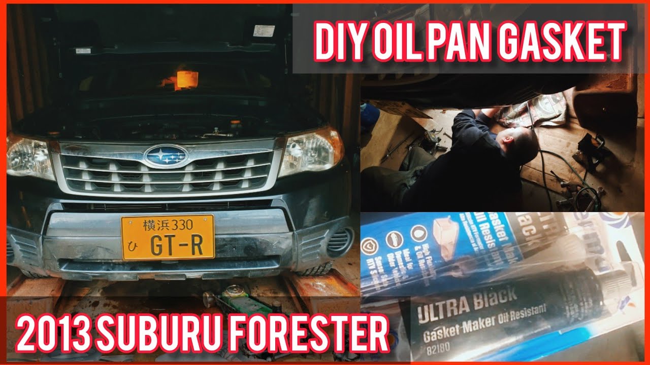 2013 Forester X-Plus FB 2.5 Manual Oil Pan Gasket Fix | AAAAAAAA Auto Repair | Diy Mechanic