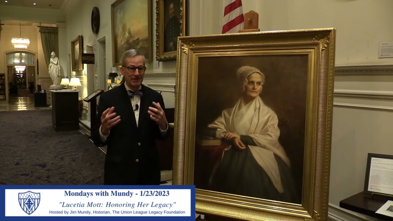 Mondays w Mundy Lucretia Mott Portrait 1-23-2023