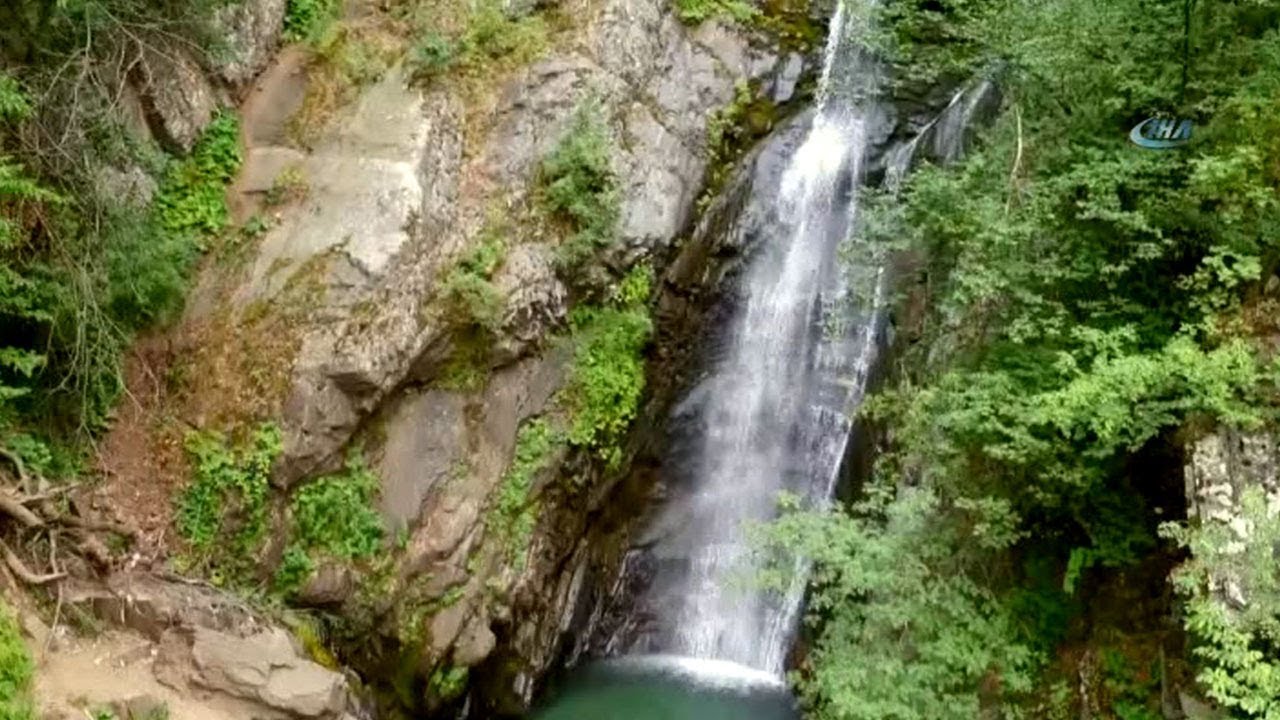 Temizlenen Küreklidere Şelalesi Havadan Görüntülendi
