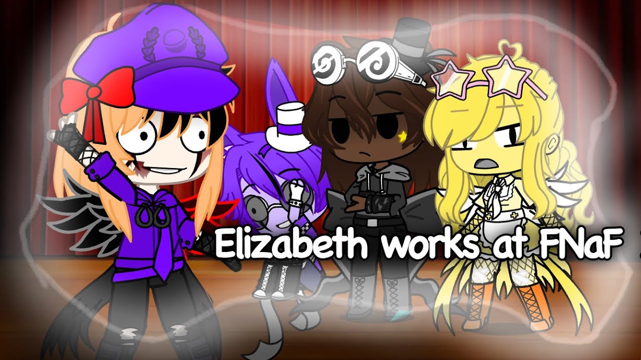 Elizabeth Afton works at FNaF 1 | Blondie Gacha |