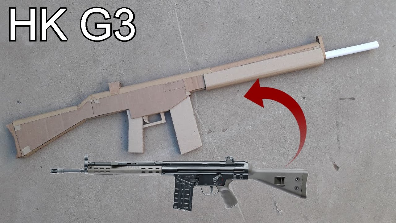 Como hacer un HK G3 de cartón