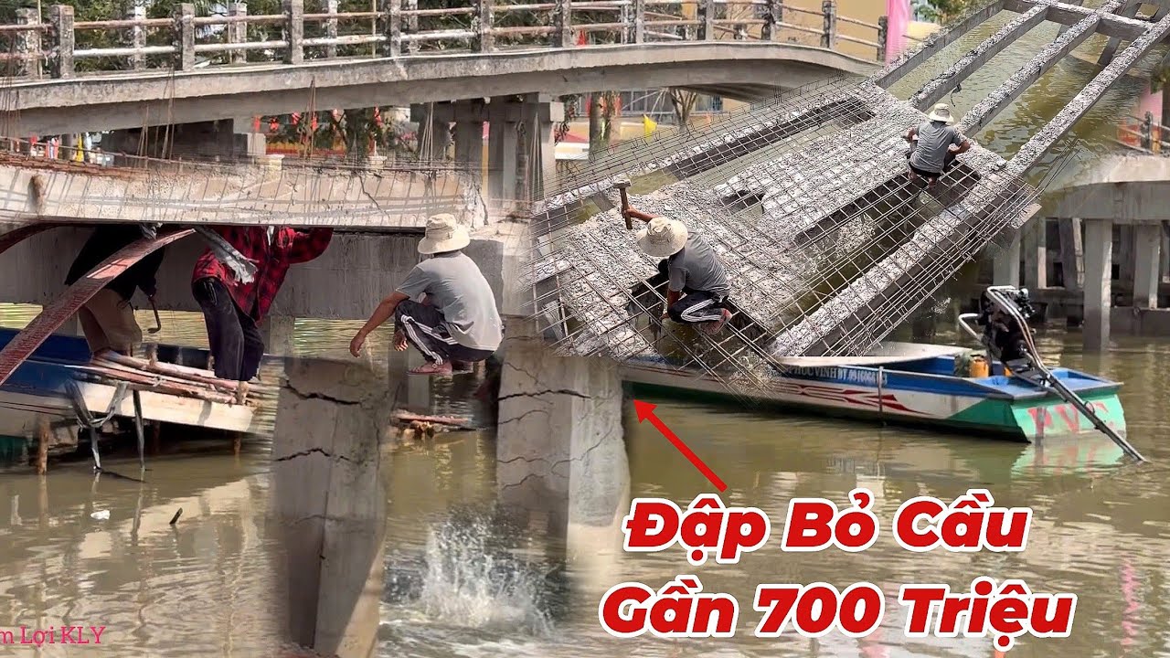 Chỉ Vì Một Sơ Suất, Mà Phải Đập Bỏ Cây Cầu Gần 700 Triệu. Quá Tiếc.