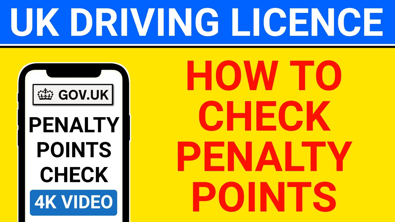 how to check penalty points on driving licence uk | check penalty points on driving licence uk