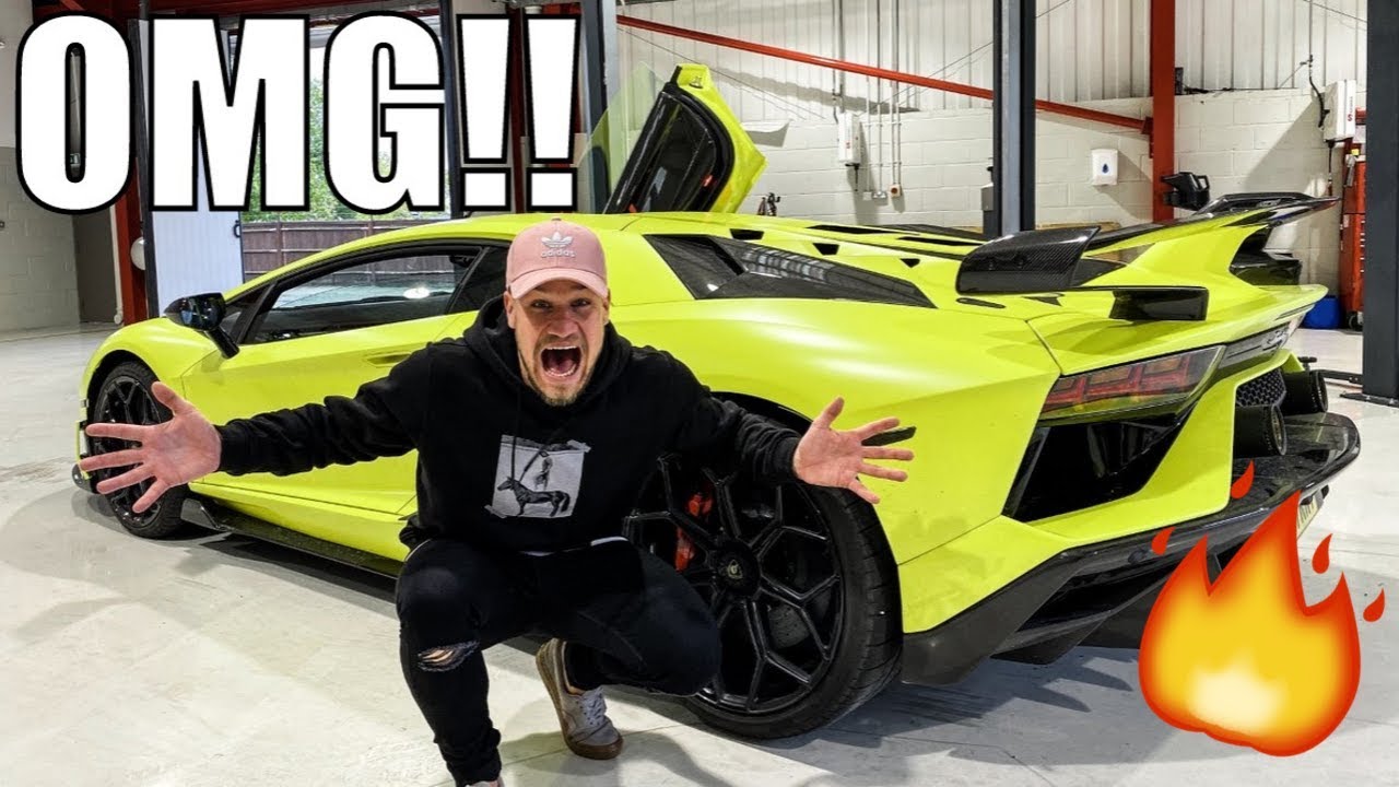 FLAMETHROWER LAMBORGHINI AVENTADOR SVJ EXHAUST!!