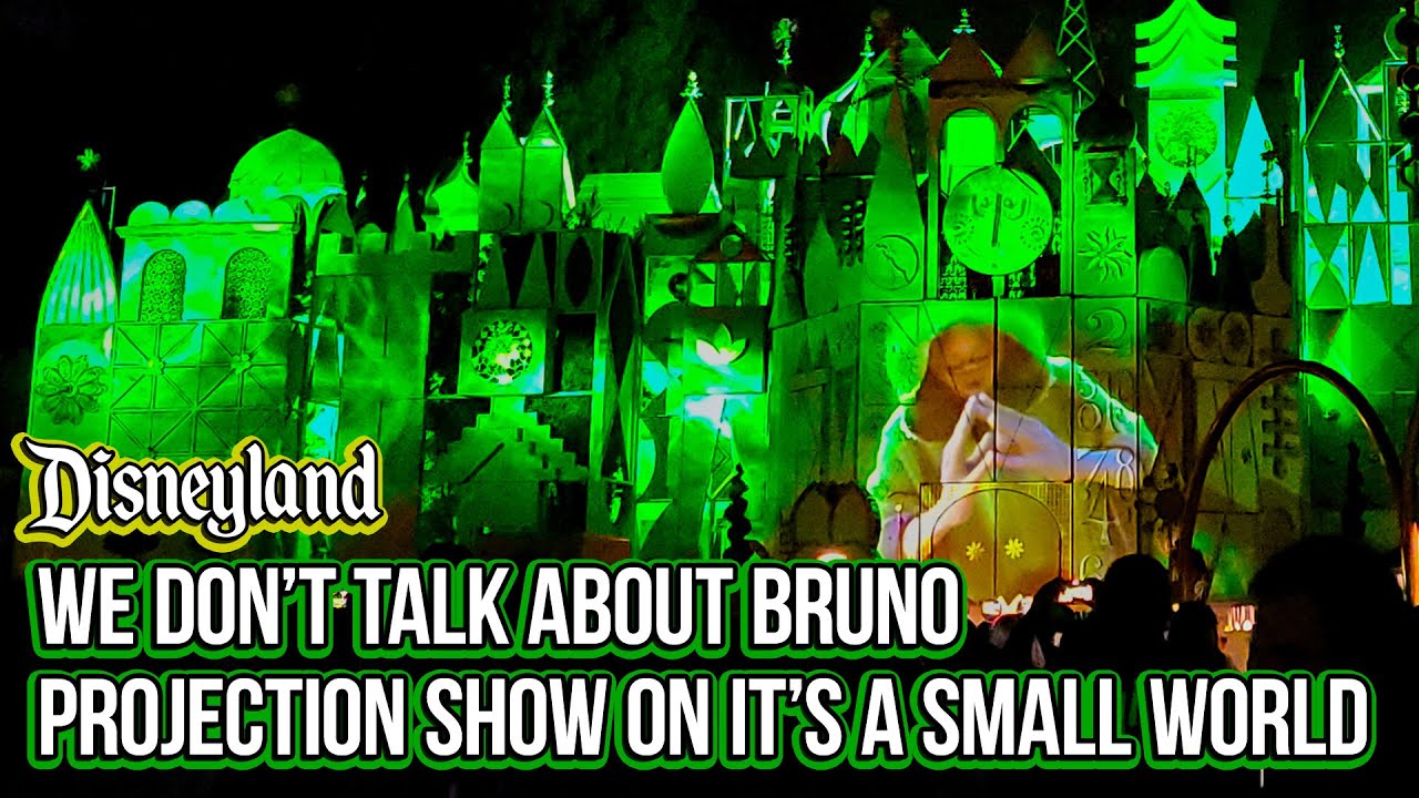 We Don't Talk About Bruno on it's a small world at Disneyland