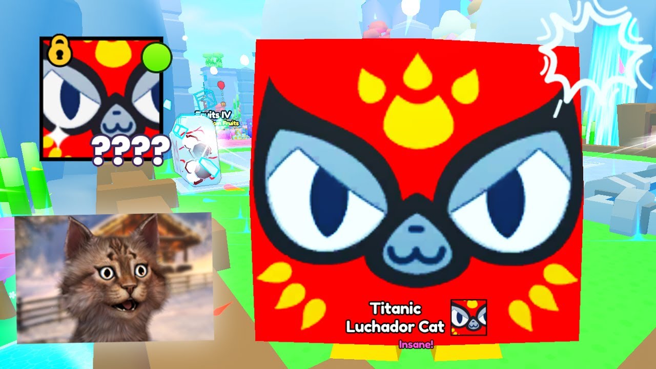 I Rebirthed & Hatched TITANIC LUCHADOR CAT in Pet Simulator 99