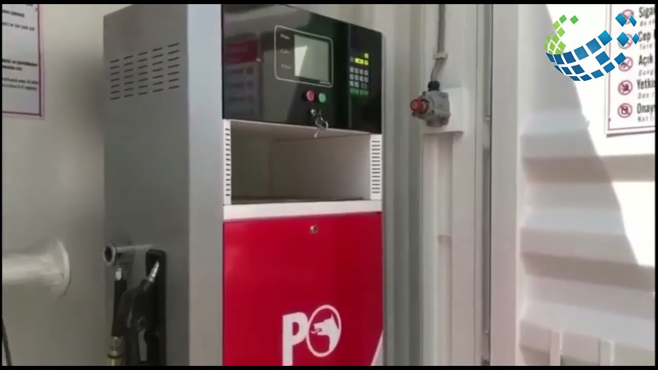 Mobile container petrol stations