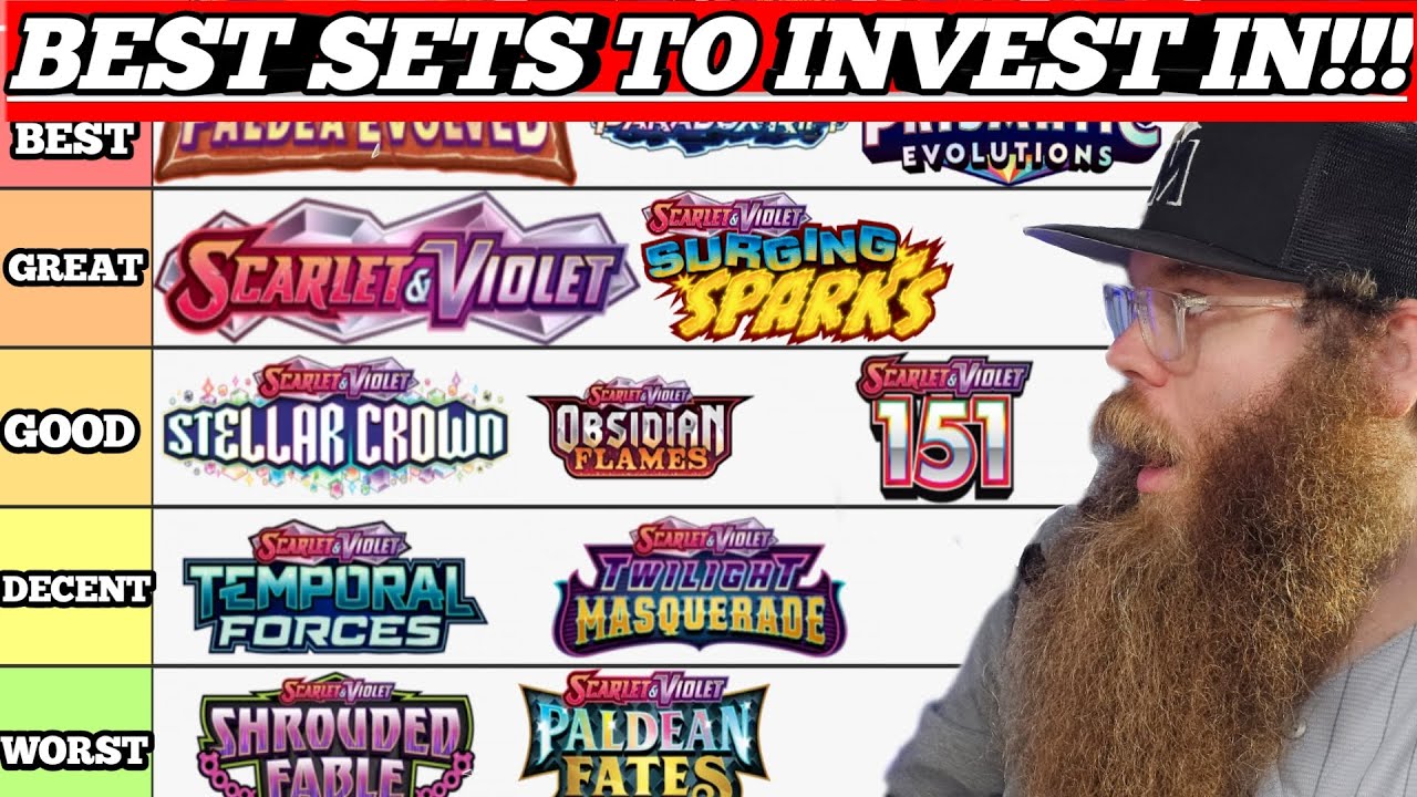 Best Pokémon Sets To Invest In!!! RANKING ALL S&V SETS!