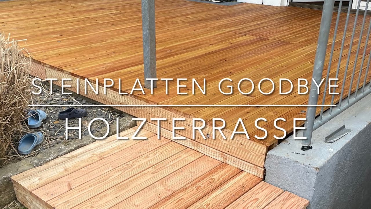 Projekt Holzterrasse | Smart machen | Selber machen | Nachhaltigkeit