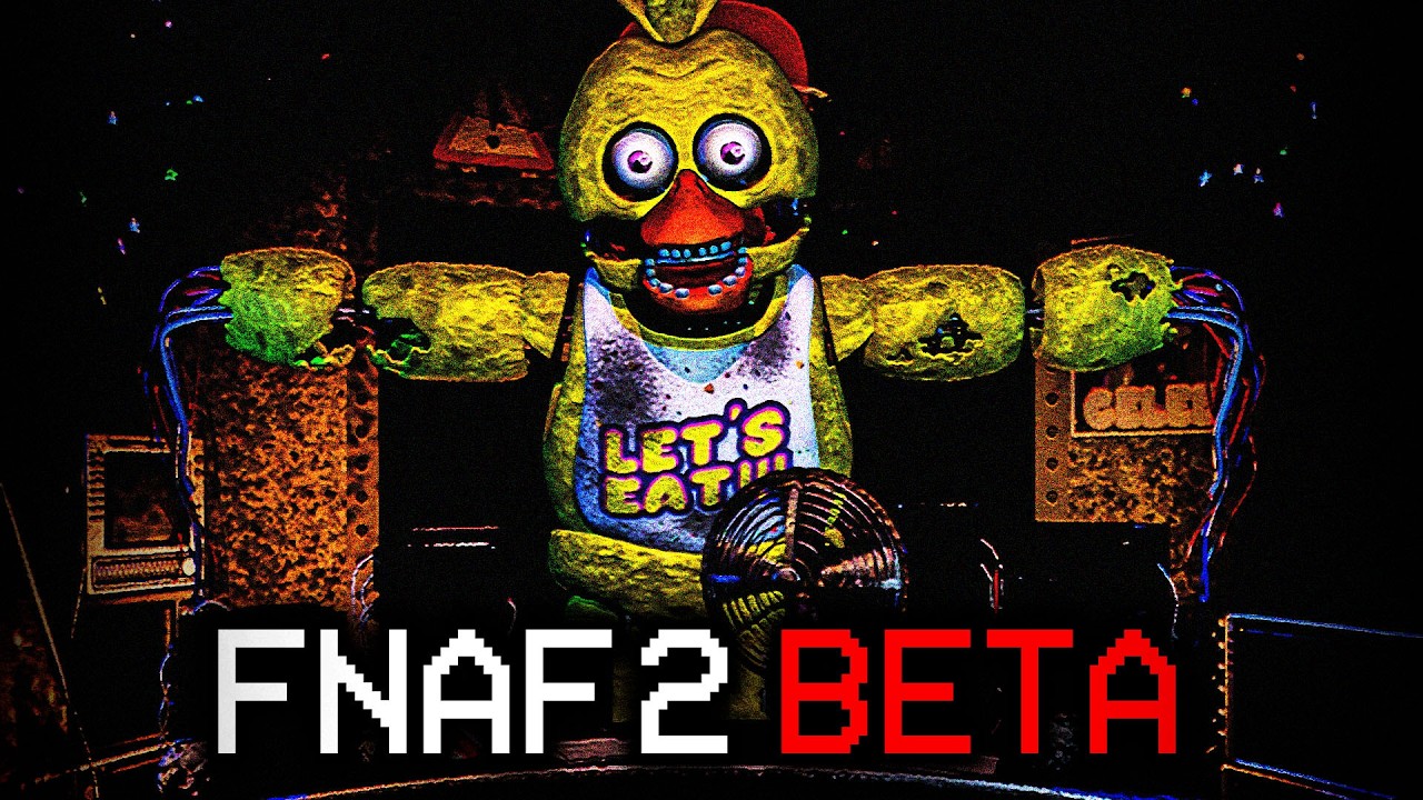 EU ENCONTREI A VERSÃO BETA de FNAF 2 e ERA BIZARRA ..