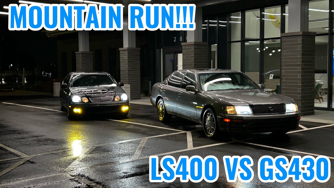 TOUGE RUN WITH A LS400 & GS430!!!!!!