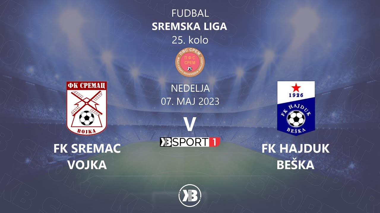 FK Sremac (Vojka) - FK Hajduk (Beška) | 07.05.2023