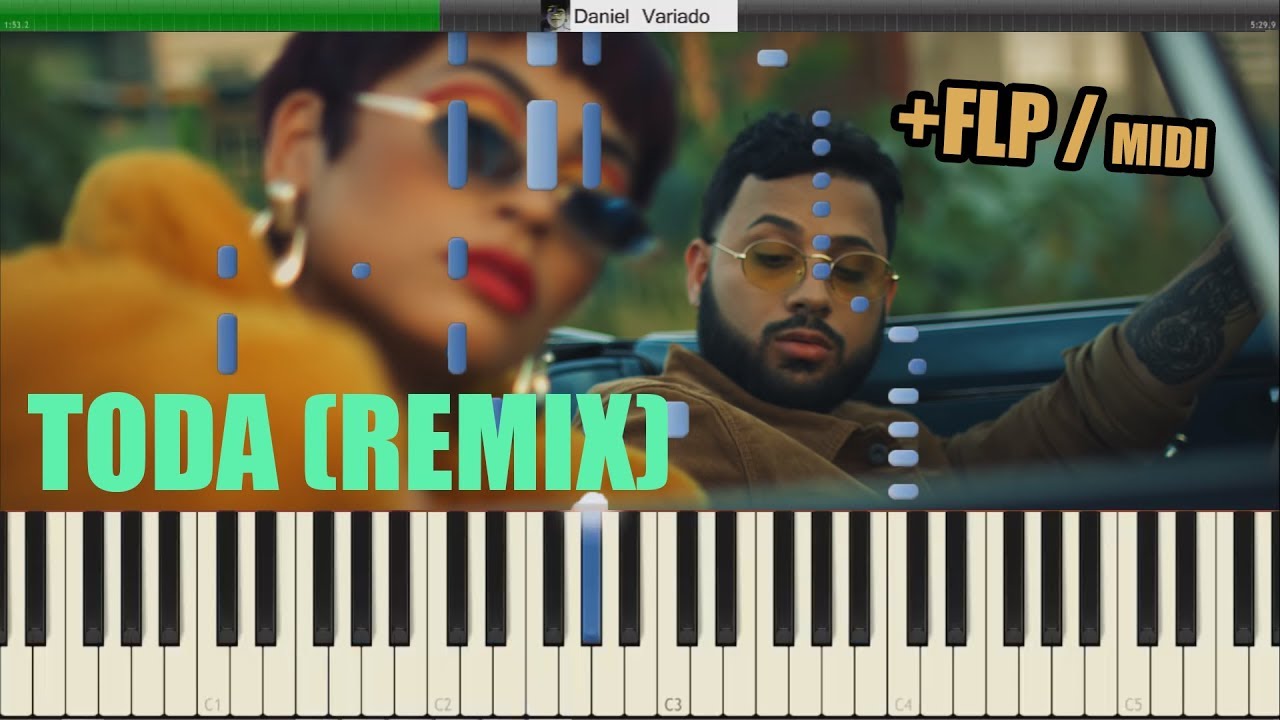PIANO TUTORIAL: Toda (Remix) - Alex Rose ft. Varios Artistas