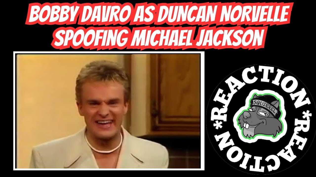 American Reacts to BOBBY DAVRO AS DUNCAN NORVELLE spoofing Michael Jackson