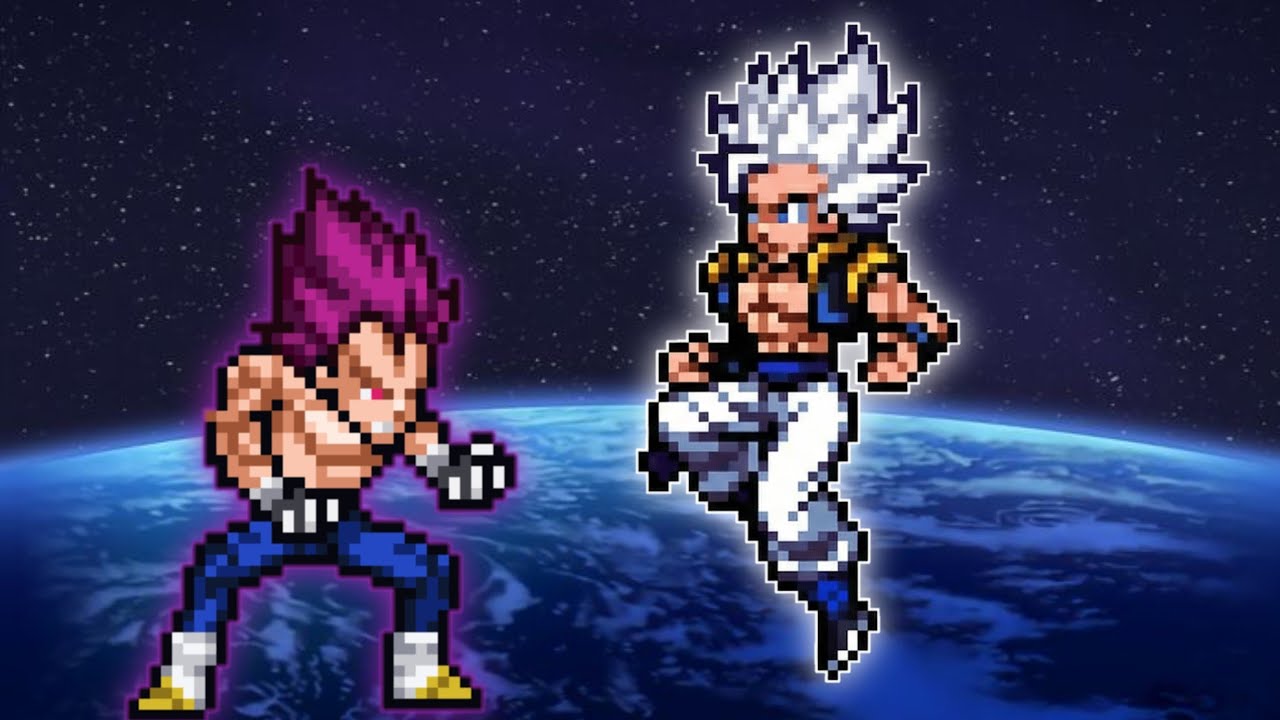 Vegeta Kakumei OP(All Form) VS Gogeta TP V3 OP(All Form) in Jump Force Mugen