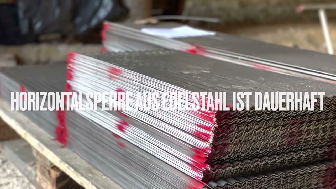 Feuchte Mauern dauerhaft trockenlegen