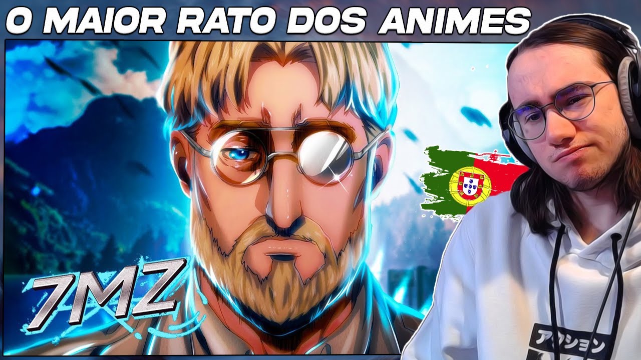 Gringo 🇵🇹 reagindo a Zeke (Attack on Titan) - SALVAÇÃO | 7 Minutoz