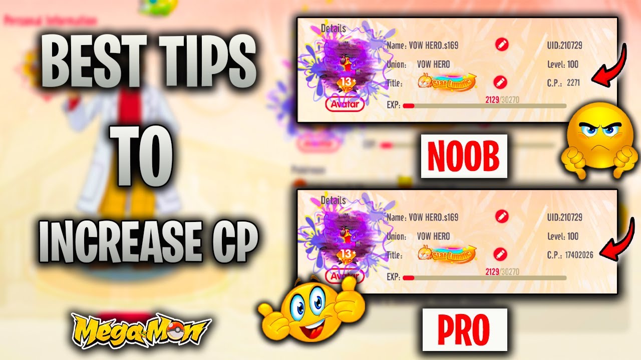 BEST TIPS TO INCREASE CP IN MEGAMON 🤫
