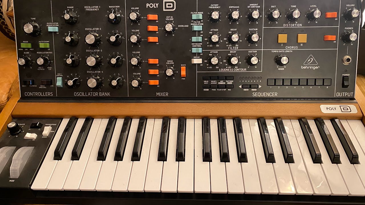 Behringer POLY D and Strymon Nightsky = cinematic ambient sounds