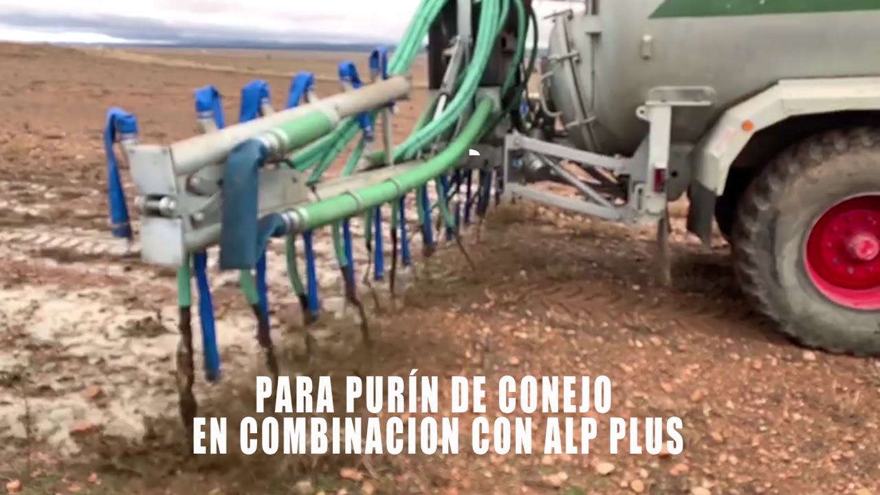 TRITALP: Aplicador de purín vacuno, porcino y de conejos