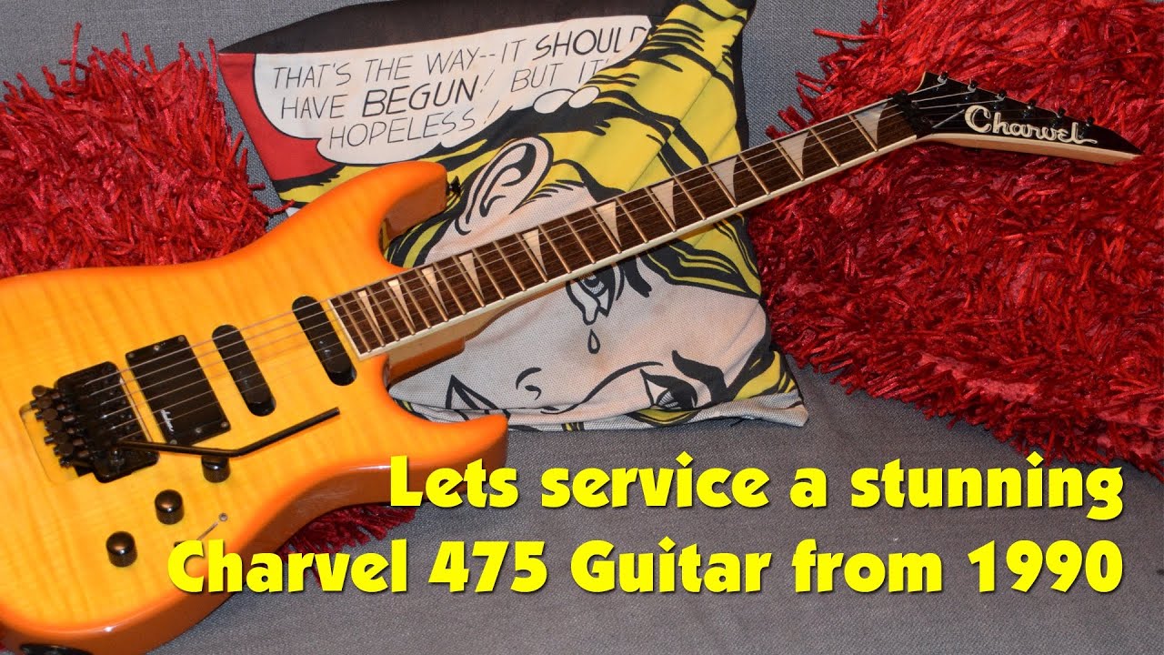 Lets service a stunning Charvel 475 Guitar from 1990