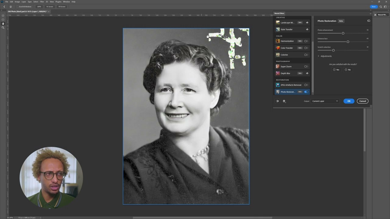 Lesson 7 - AI Image Restoration and Reconstruction #AIDesign #adobe #Photoshop