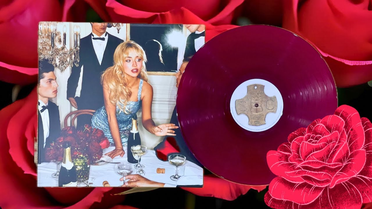 Sabrina Carpenter - Man&rsquo;s Best Friend webstore exclusive Alternative cover Burgundy vinyl EP.563