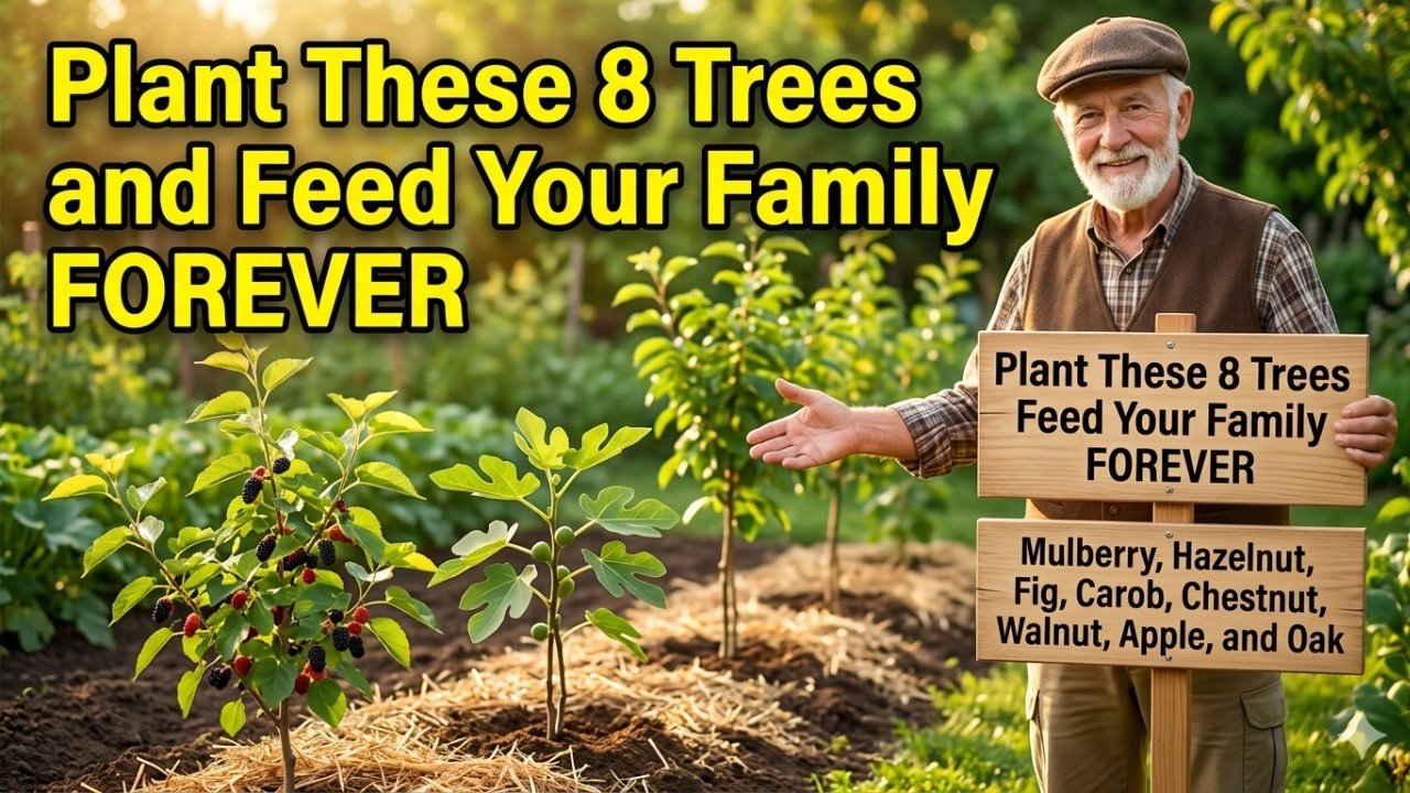Plant These 8 Trees and Feed Your Family FOREVER