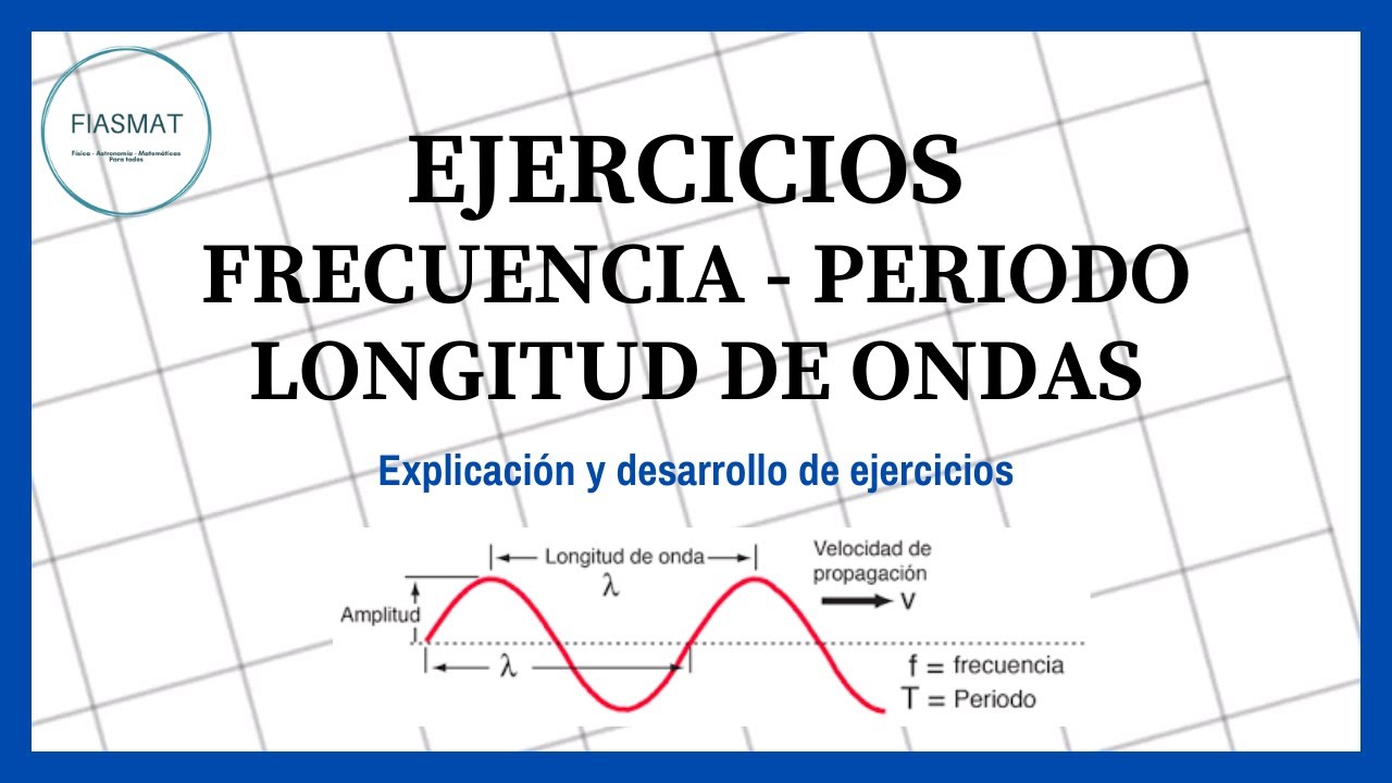 Ejercicios Frecuencia, Periodo y Longitud de Onda