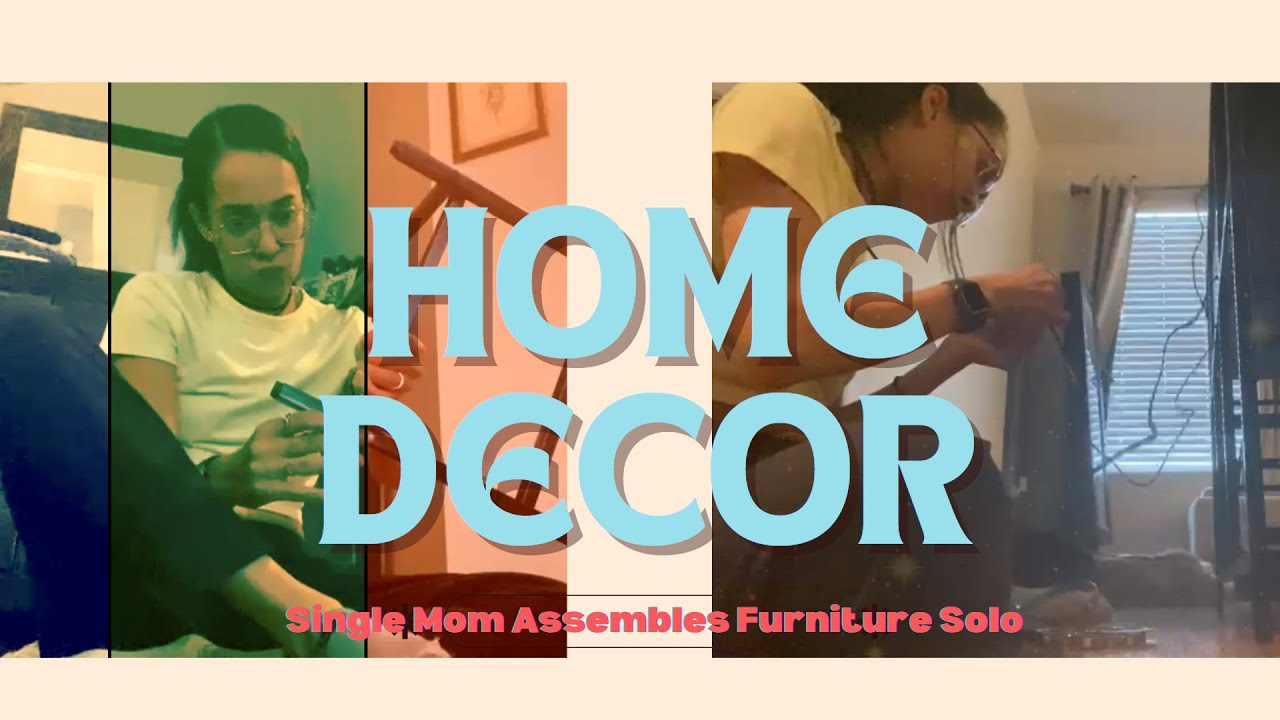 Single Mom vs. Impossible Furniture🛠️! - Empowering DIY Adventure💪