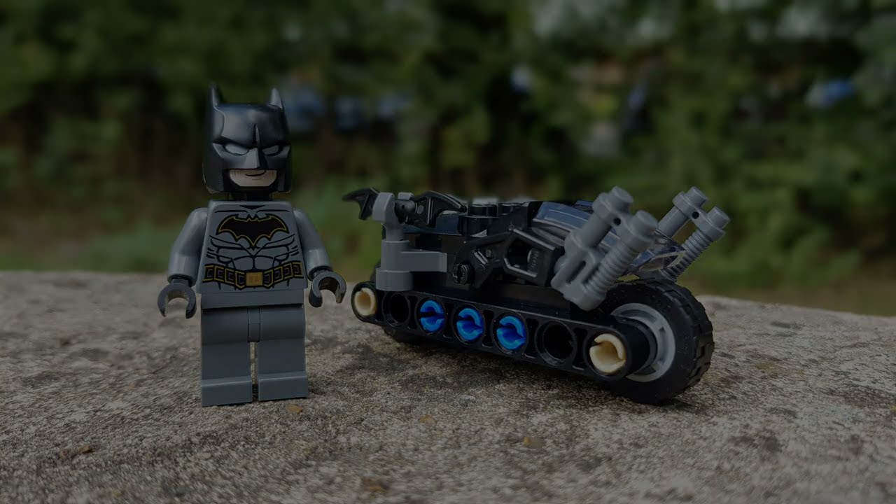 Batman with Octo-Arms! sh663 + BATCYCLE Build LEGO 212010 + 212222 Polybag Review #stopmotion