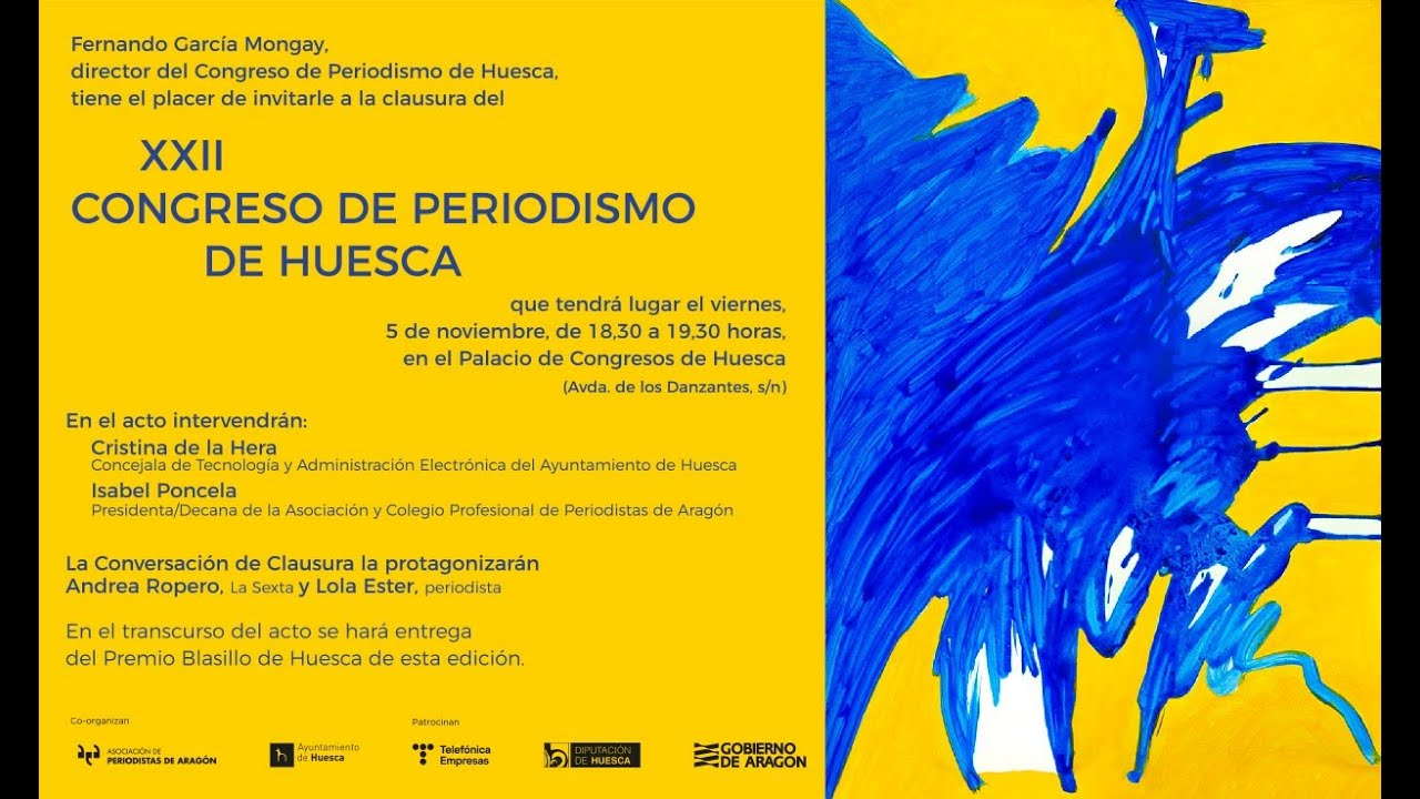 CLAUSURA XXII CONGRESO PERIODISMO HUESCA