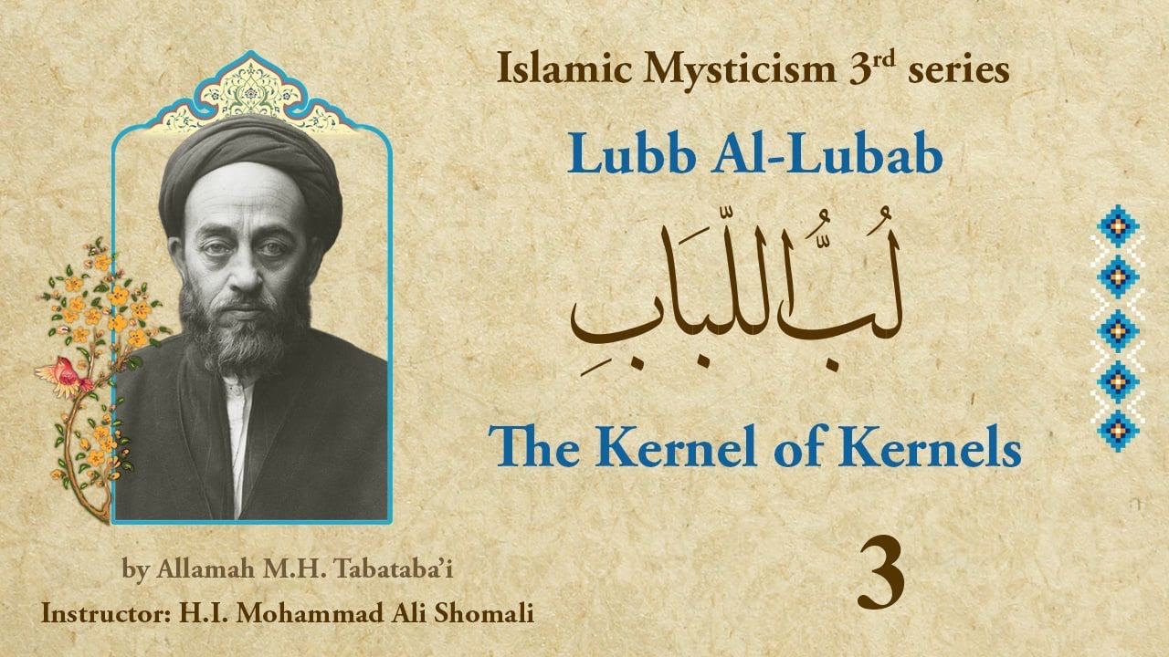 Lubb al-Lubab on Spiritual Wayfaring, part 3, Sheikh Dr Shomali, 28th Dec 2020