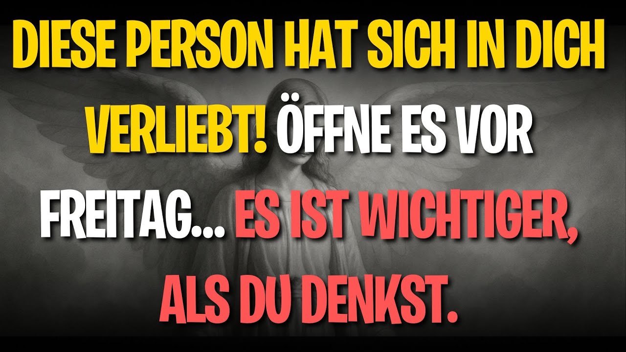 Diese Person hat sich in DICH verliebt! Öffne es vor Freitag… Es ist wichtiger, als du denkst.