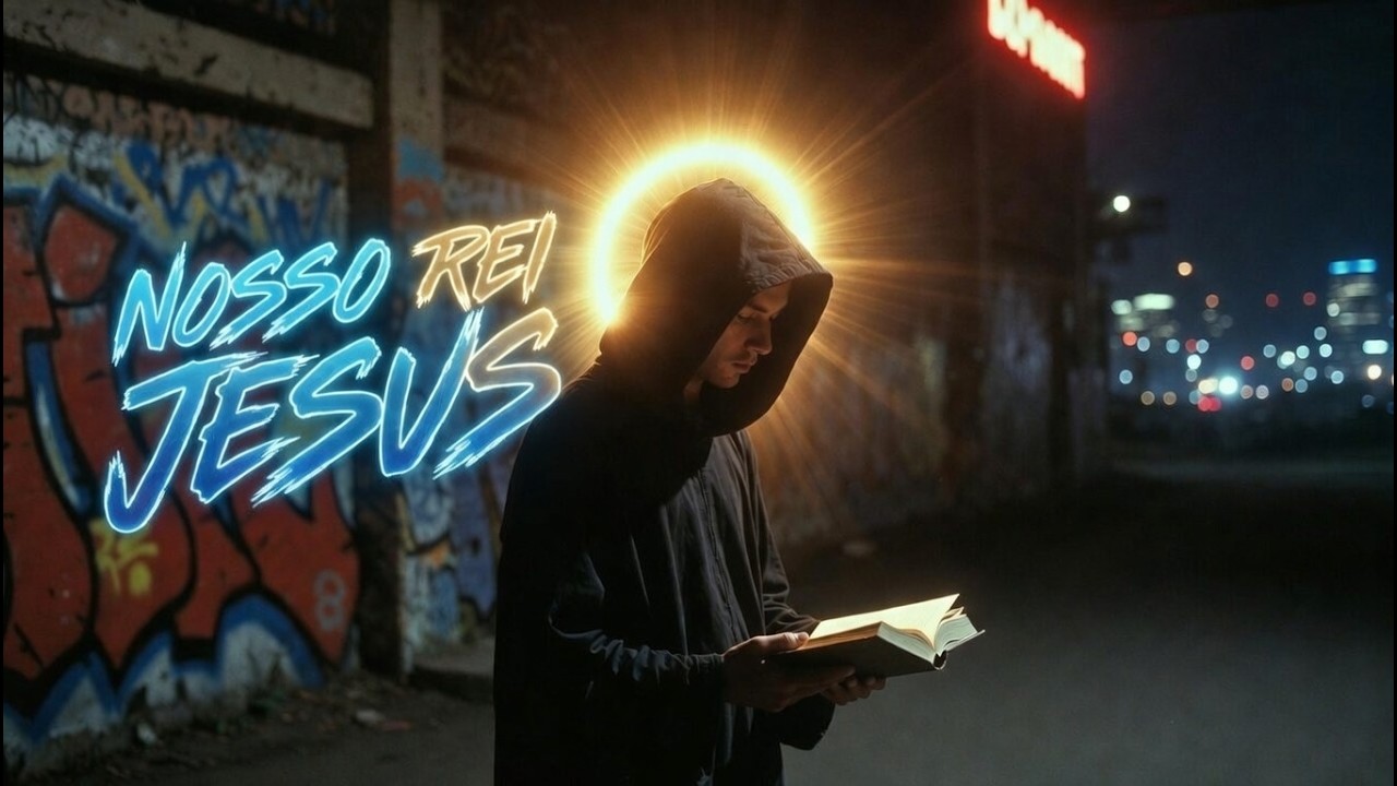 👑 Nosso Rei Jesus  Trap Gospel Luz, Cruz e Redenção 🔥#TrapGospel #NossoReiJesus #RapCristão #jesus